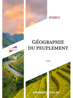 cover image of Géographie du peuplement--4e éd.